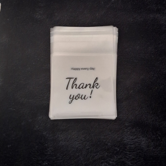 NWT 40ct. Large and Small Resealable Thank You Bags 20-3x4/20 -2.7x2.7 - Picture 4 of 6
